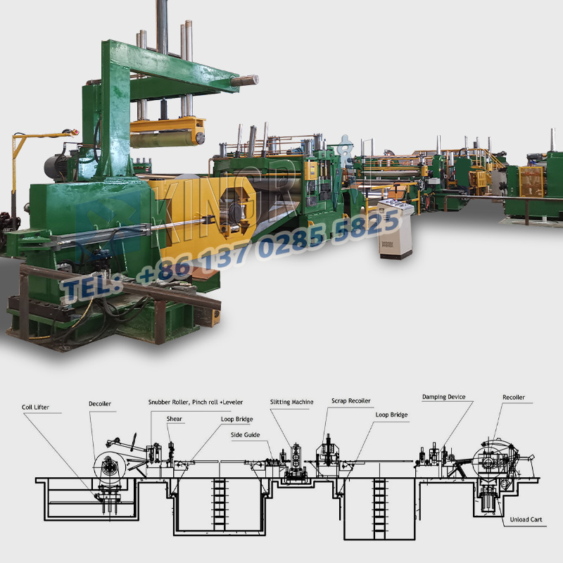துருப்பிடிக்காத எஃகு சுருள் ஸ்லிட்டிங் இயந்திரம்
